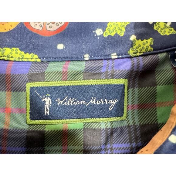 William Murray Hot Doggin’ Hot Dog Weiner Dog Novelty Golf Polo Shirt Size Small - Picture 12 of 14